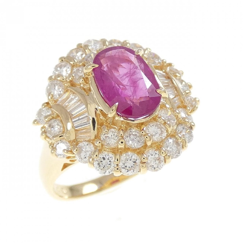 Nhẫn Ruby K18YG 1.59CT - Hàng hiệu Chính hãng 850269