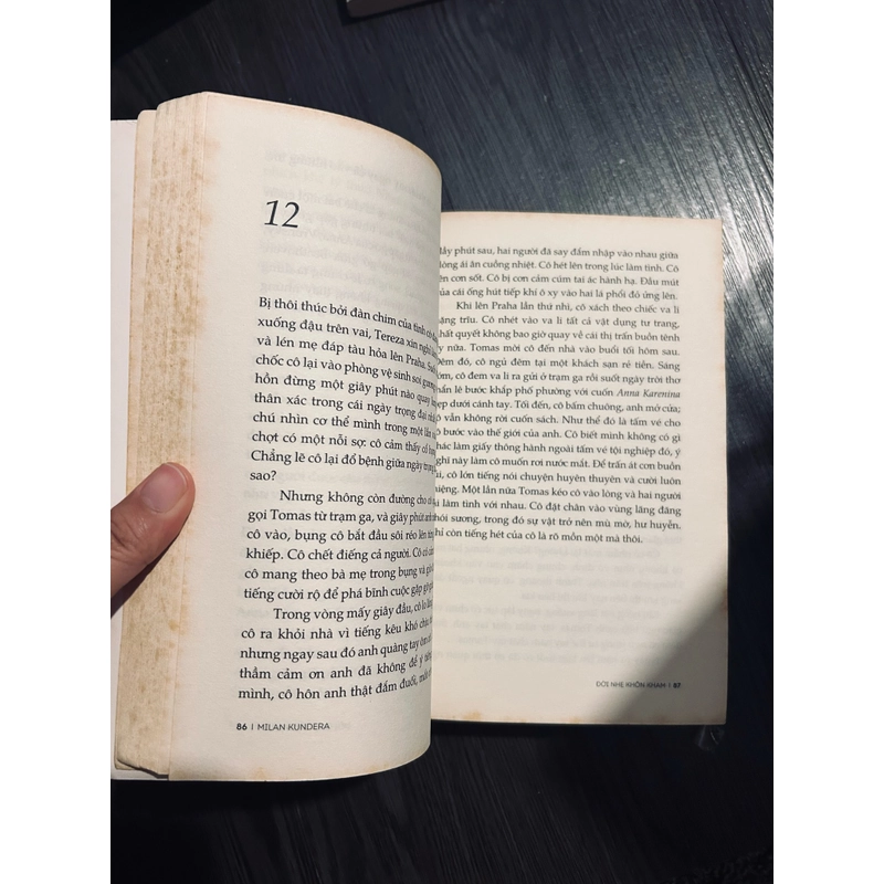 Combo 4 tác phẩm Milan Kundera (đọc kĩ mô tả) 446216
