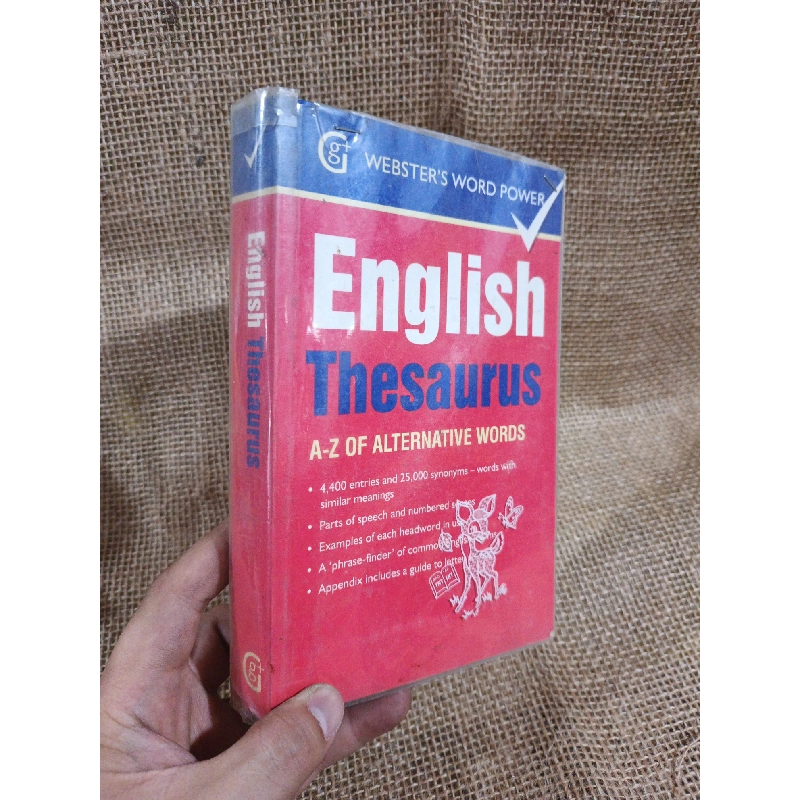 English Thesaurus mới 80% ố (Từ điển) HLSC2404 1028326
