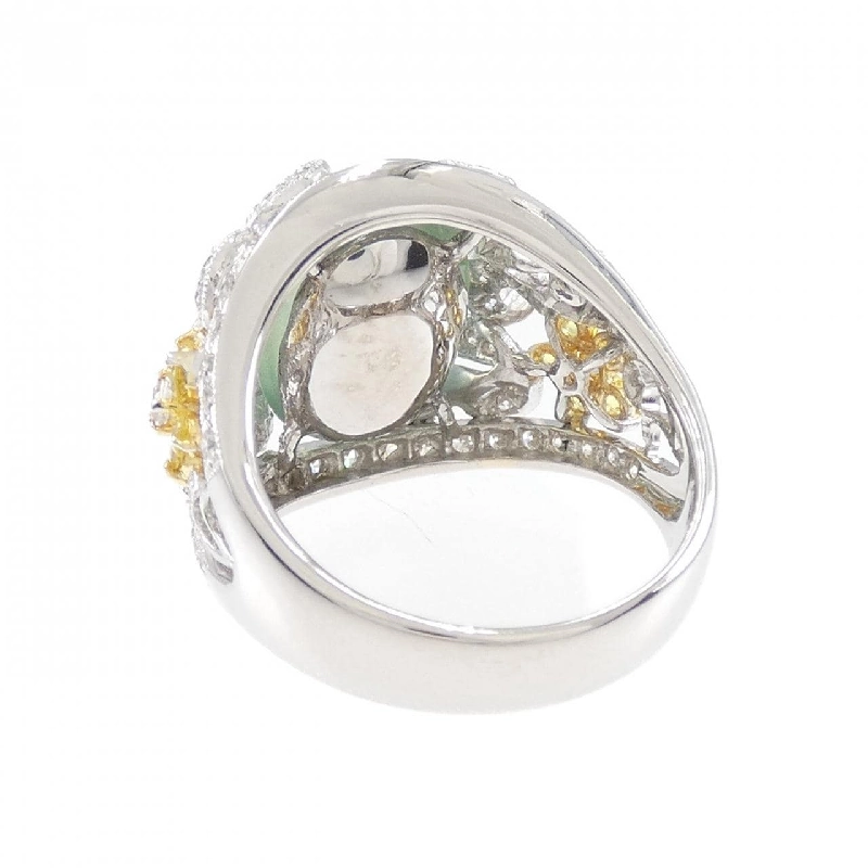 Nhẫn Prehnite K18WG 672049