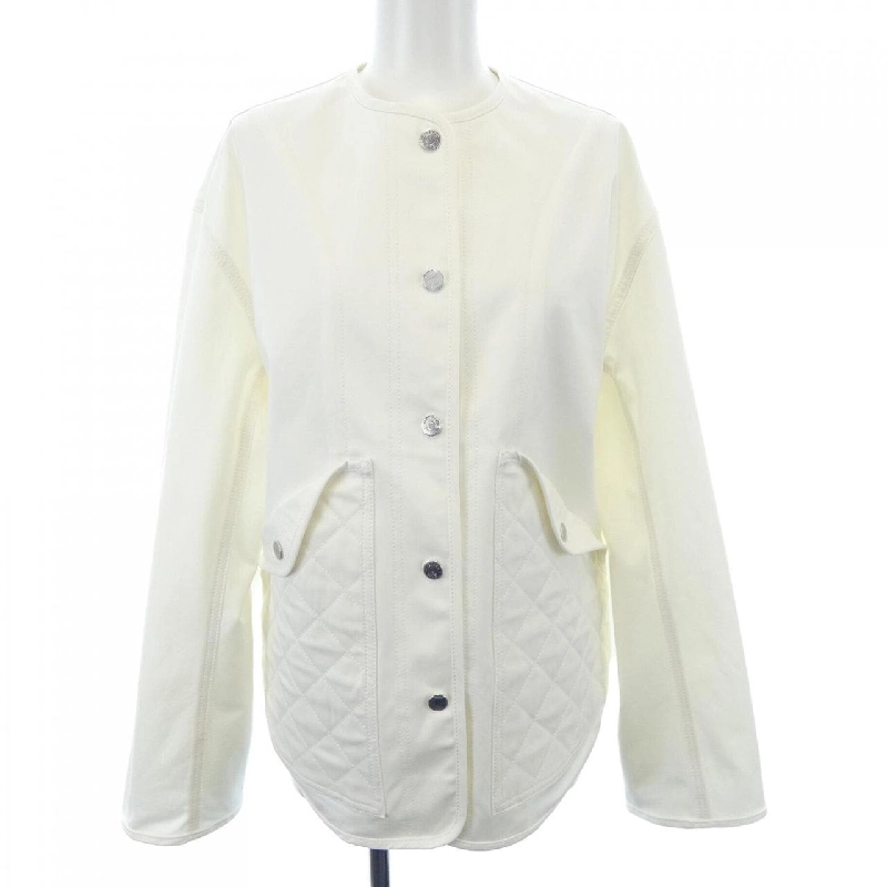 【Mã giảm giá】Áo khoác không cổ HERMES 636064