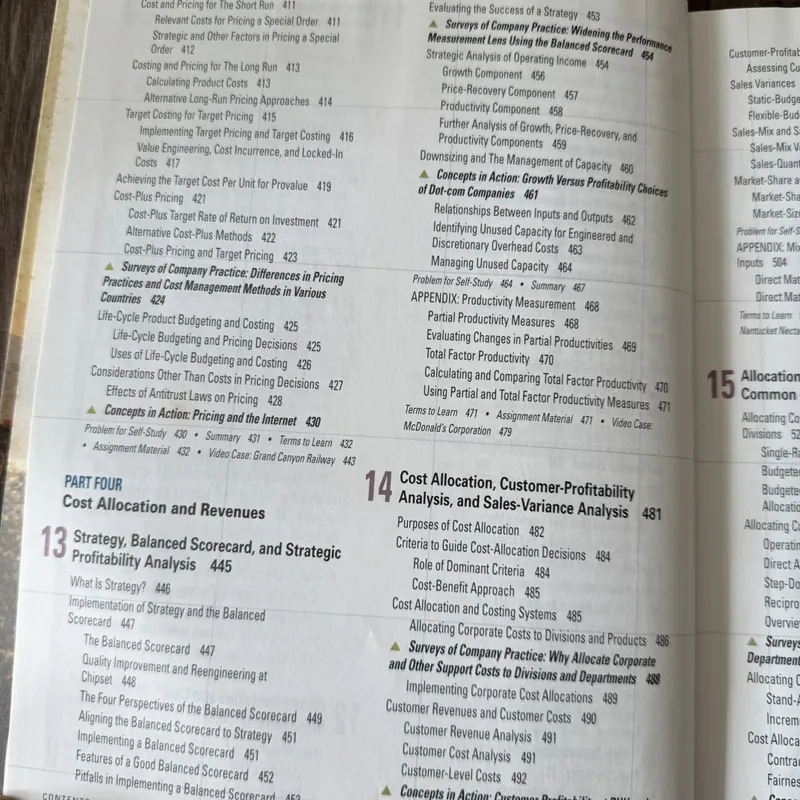 Cost Accounting: A Managerial Emphasis 593805