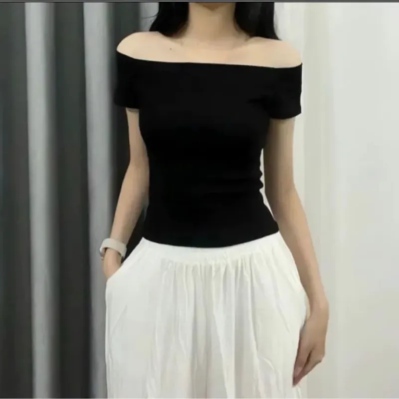 áo trễ vai đen phong cách nữ tính 1003612