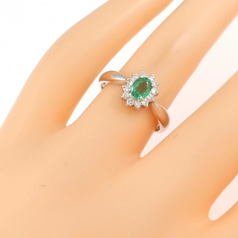 Nhẫn Emerald PT850 0.34CT 668629