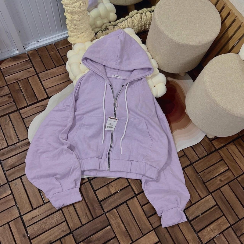 Áo khoác nỉ hoodie dây kéo hàng mới  379052