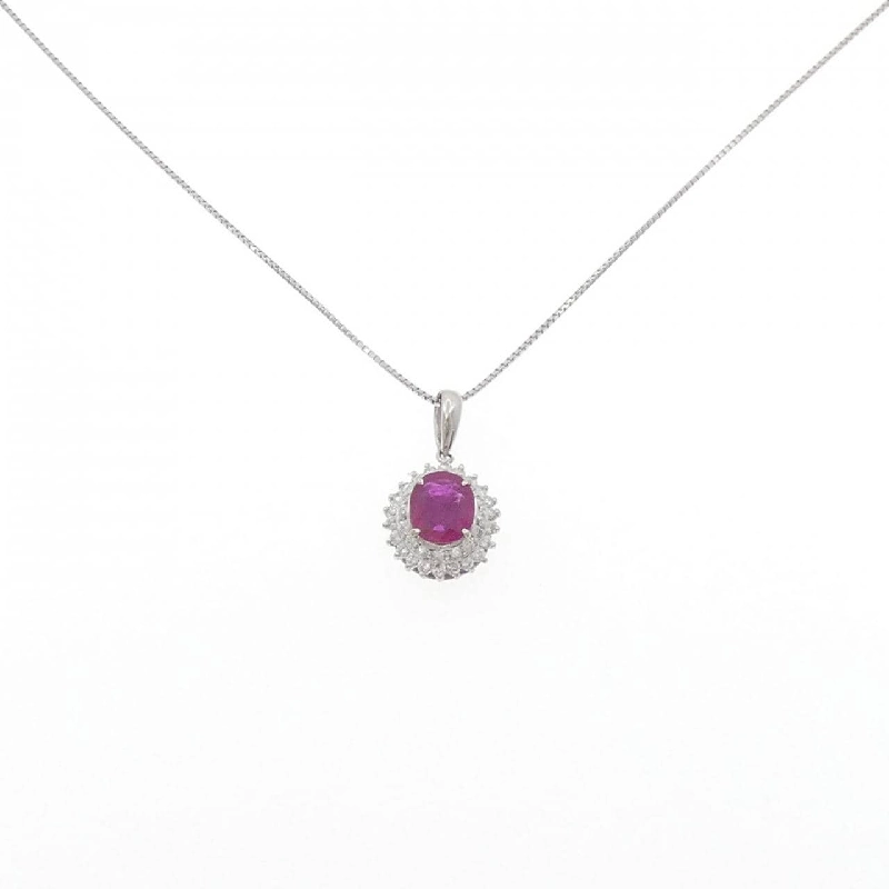 Dây chuyền ruby PT900/PT850 1.39CT - Hàng hiệu Chính hãng 860305