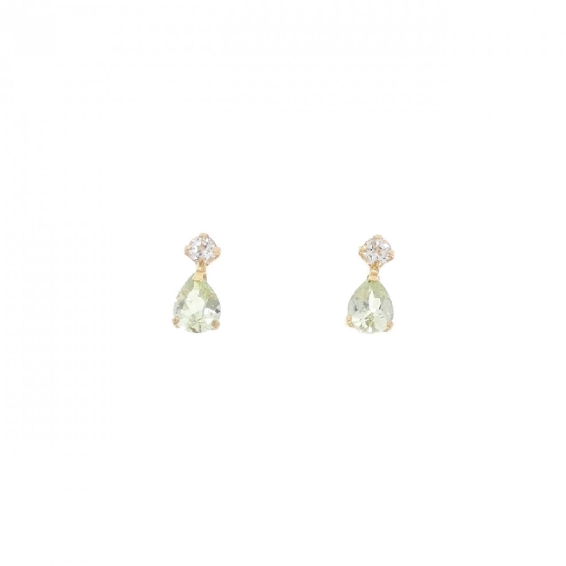 K18YG Garnet Bông tai - Hàng hiệu Chính hãng 876693