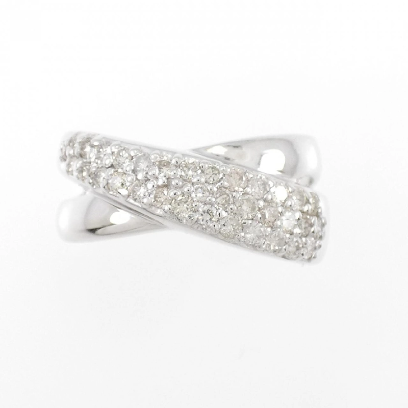 Nhẫn kim cương K18WG 0.46CT 672881