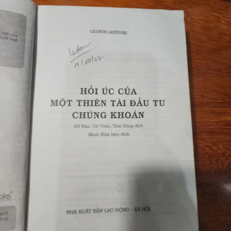 Hồi ức của một thiên tài đầu tư chứng khoán 727017