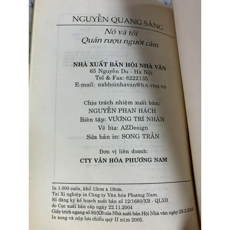 Nó Và Tôi, Quán Rượu Người Câm - Nguyễn Quang Sáng 927275