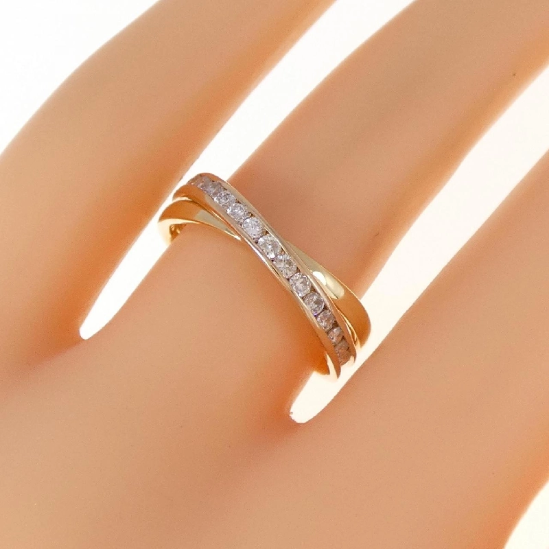 Nhẫn kim cương K18YG/K18PG 0.30CT 673100