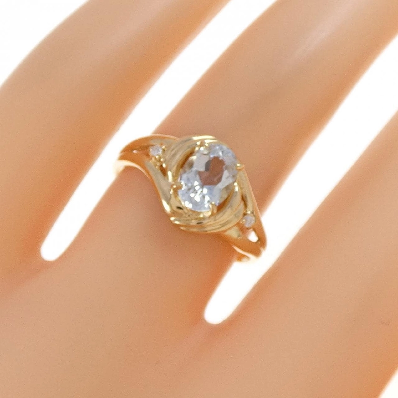 Nhẫn Aquamarine K18YG 669371