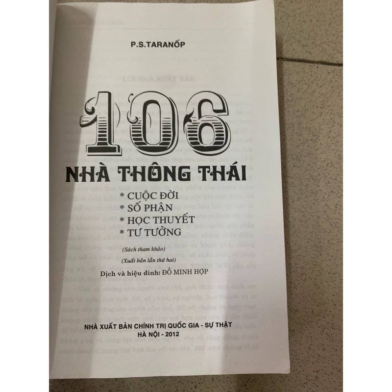 P.S.TARANỐP - 106 nhà thông thái 277987