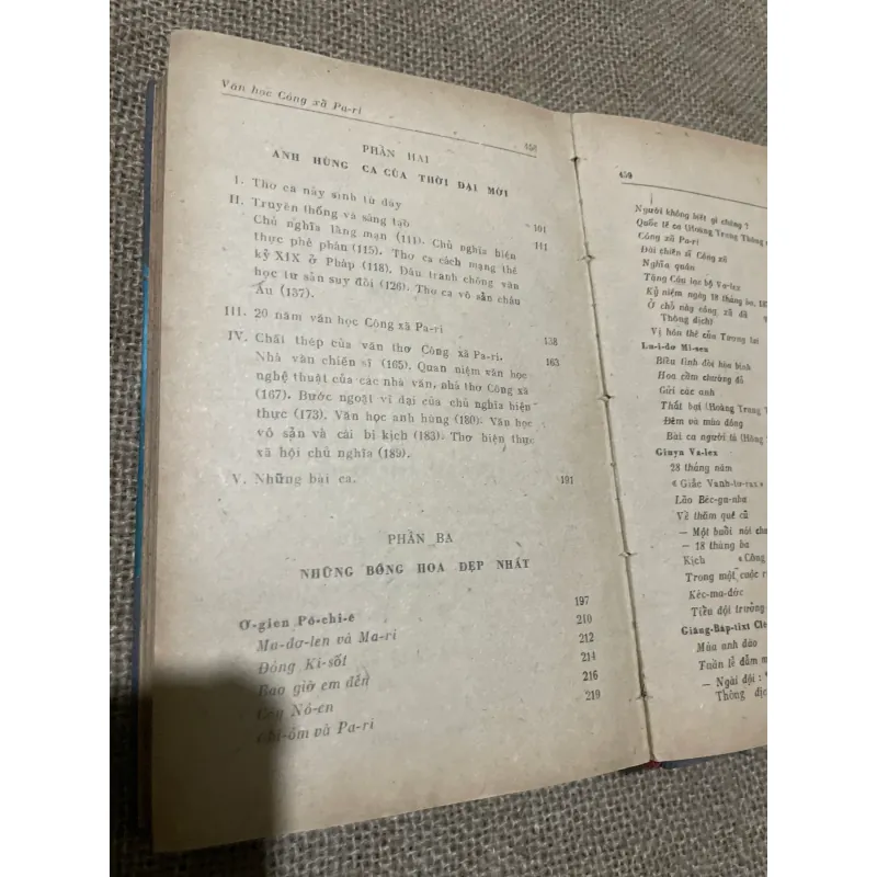 VĂN HỌC CÔNG XÃ PARIS, SÁCH ĐÓNG BÌA XƯA , 450 TRANG 565351