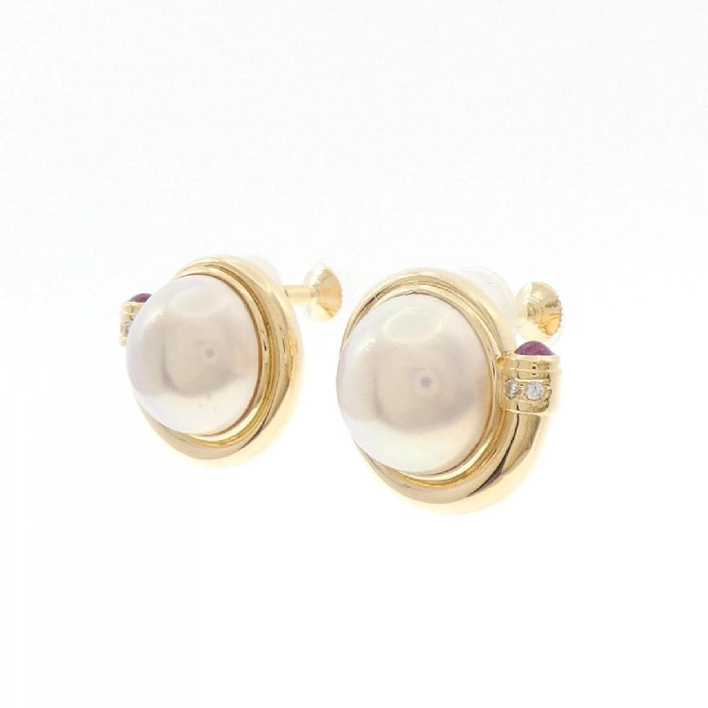 Tasaki Mabe Pearl Bông tai - Hàng hiệu Chính hãng 846209