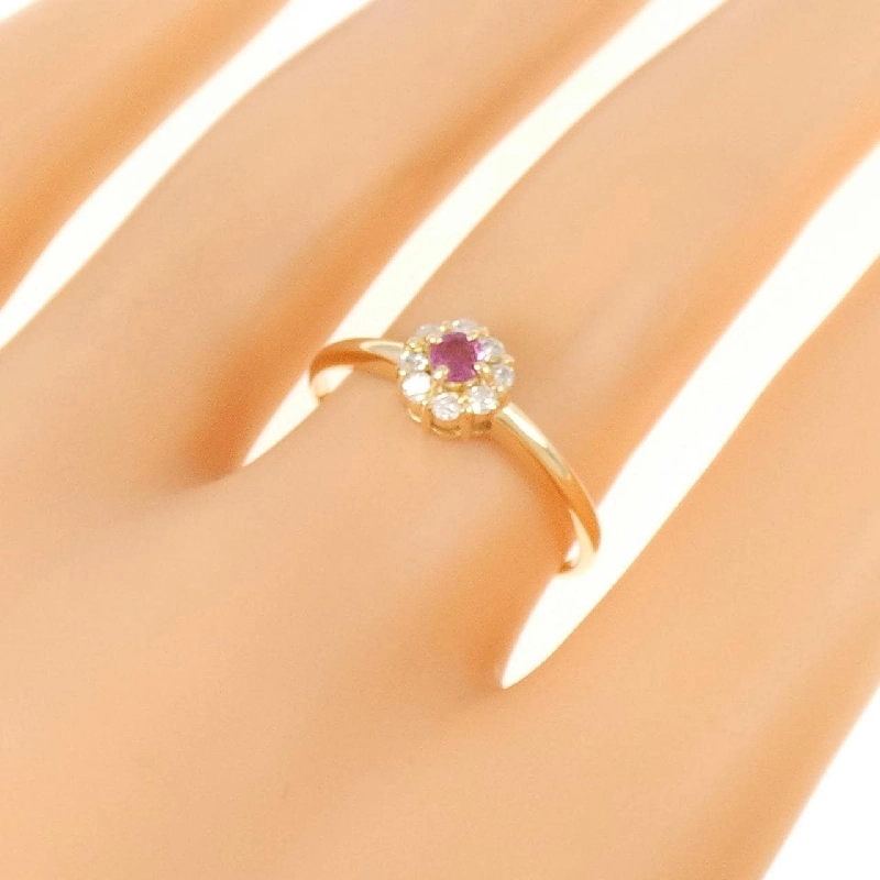 Nhẫn Ruby K18PG 666662