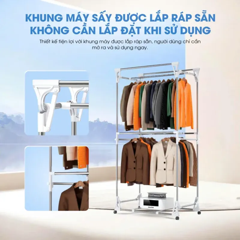 👕 KALITE KSD28 – Tủ sấy quần áo sấy khô nhanh, không lo ẩm mốc 780558