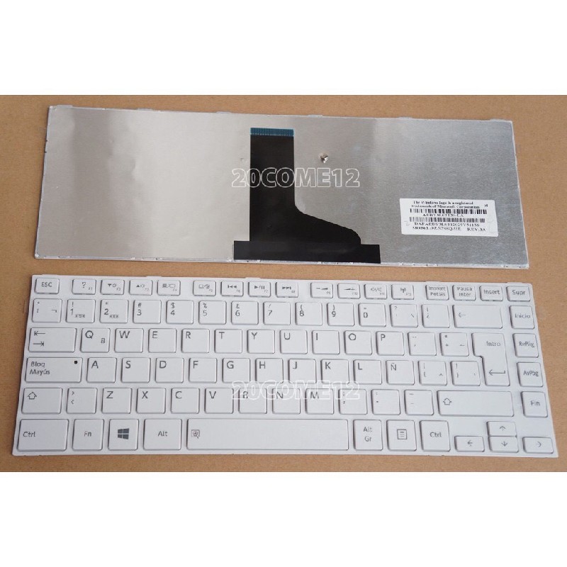 Bàn Phím Toshiba Dynabook Satellite B453/J B453/L B453/M B553/J B553/L B554/K B554/L B554/M đã qua sử dụng 358