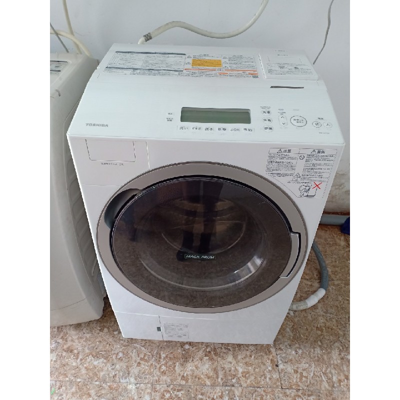 (Used 90%) Máy giặt sấy block Toshiba TW 117V5 giặt 11 kg sấy 7 kg 56712