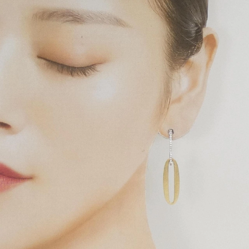 K18YG/K18WG Bông tai kim cương 0.16CT - Hàng hiệu Chính hãng 869137