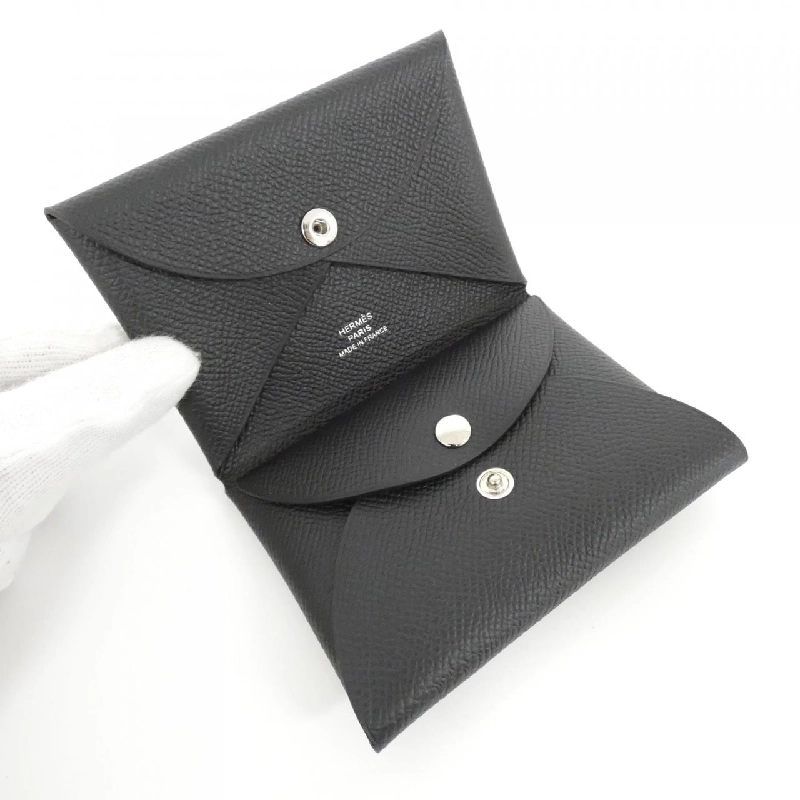 【Sản phẩm chưa sử dụng】Ví tiền Hermes Calvi Duo 083035CK 621087