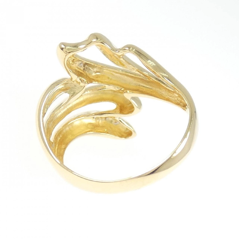 Nhẫn kim cương K18YG 665413