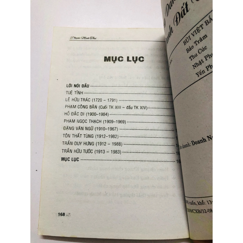 NHỮNG DANH Y LỪNG DANH ĐẤT VIỆT - 169 trang, nxb: 2009 359973