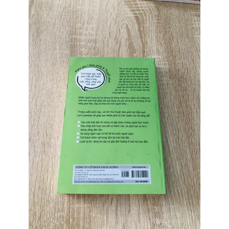 NGHỆ THUẬT GIAO TIẾP ĐỂ THÀNH CÔNG - 92 thủ thuật  1022380