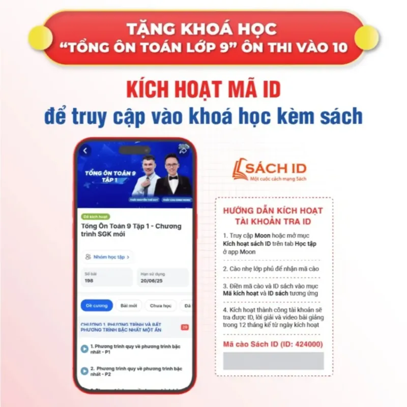 Sách 2026-Tổng Ôn Toán 9 Tập 1+2 792797