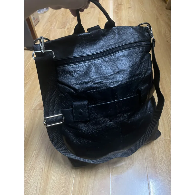 Balo nam, nữ 28*37*8 da thật 2hand 972851