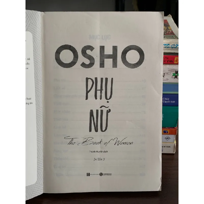 Phụ Nữ – Osho 558517