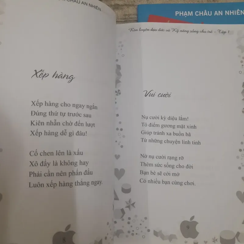 Tập Thơ cho bé. Rèn luyện đạo đức và Kỹ năng sống. 4 tập 1,2,3 và 4. Tác giả An Nhiên 689402