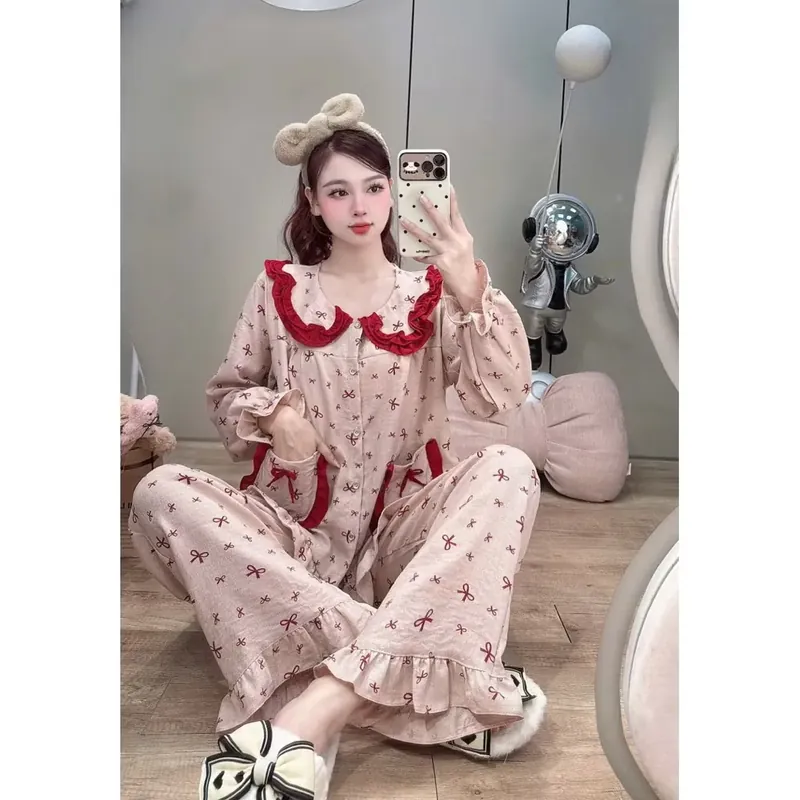 Đồ bộ Pizama, hai màu, freesize đồ new 733081