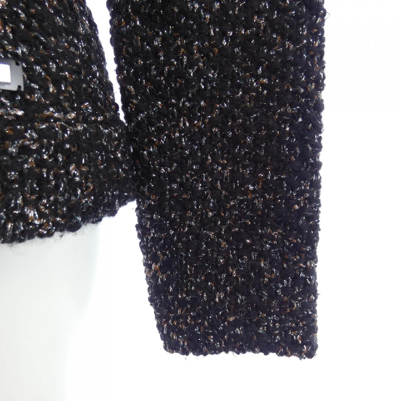 【Vintage】Chanel CHANEL P21873V01381 03A Áo khoác không cổ 633218