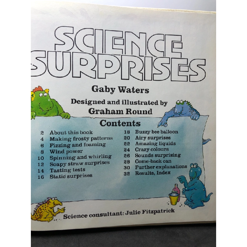 Science Surprises BÌA CỨNG mới 85% bẩn nhẹ USBORNE HPB3107 NGOẠI VĂN 193804