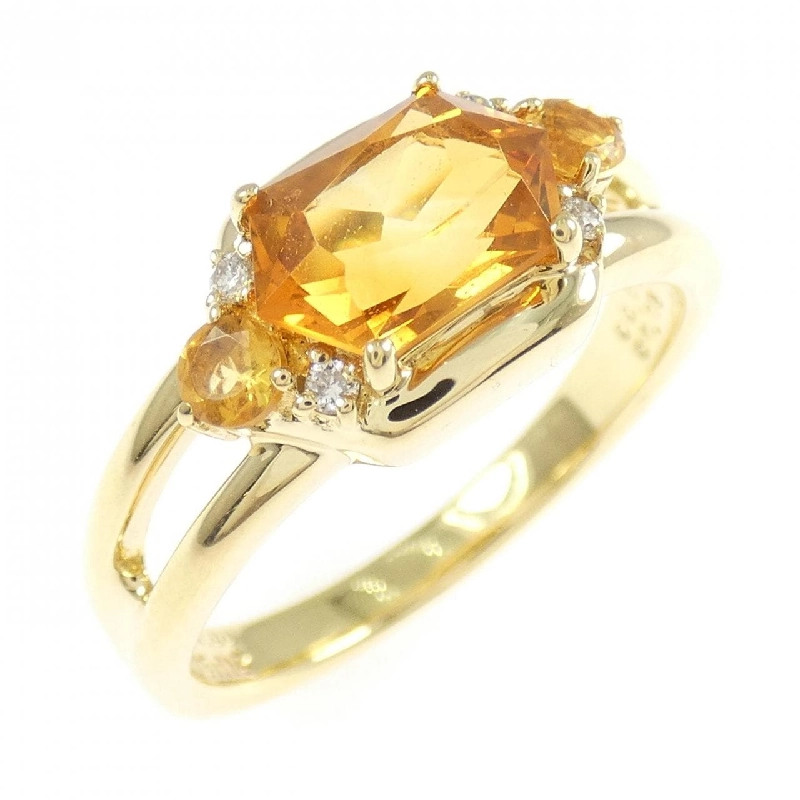 Nhẫn Citrine K18YG 1.16CT - Hàng hiệu Chính hãng 851420