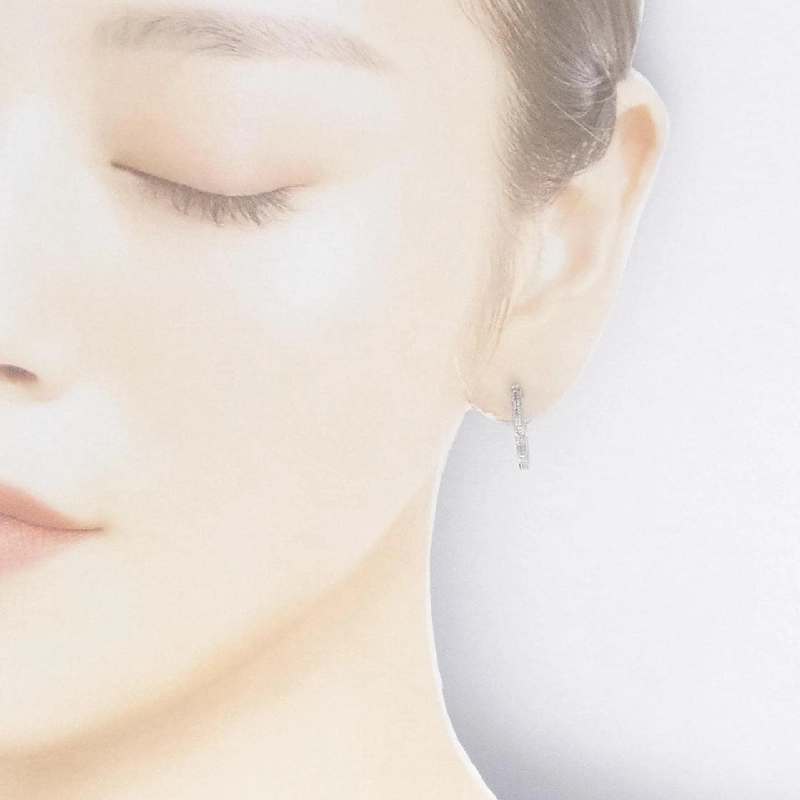 Bông tai kim cương 750WG/K18WG - Hàng hiệu Authentic 871537