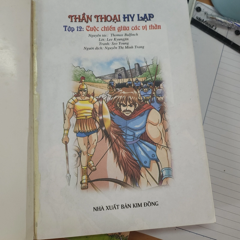 Truyện tranh - Thần thoại Hy Lạp tập 12 - Thomas Bulfinch - Cũ 369621