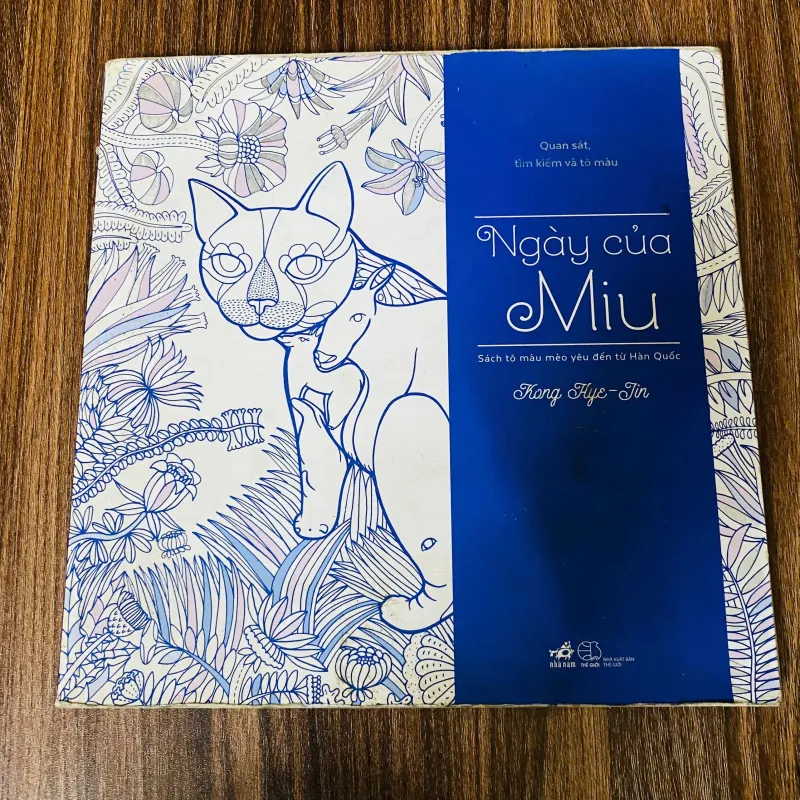 Ngày Của Miu - Sách tô màu mèo yêu đến từ Hàn Quốc - Kong Hye-Jin. 933129