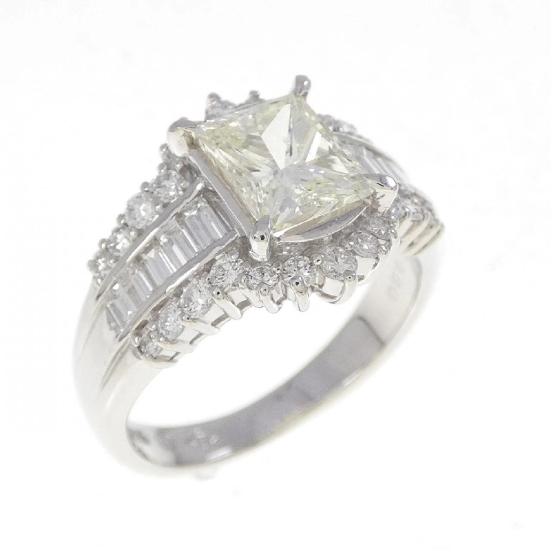 Nhẫn kim cương PT900 1.527CT M SI1 cắt hình fancy - Hàng hiệu Authentic 874008