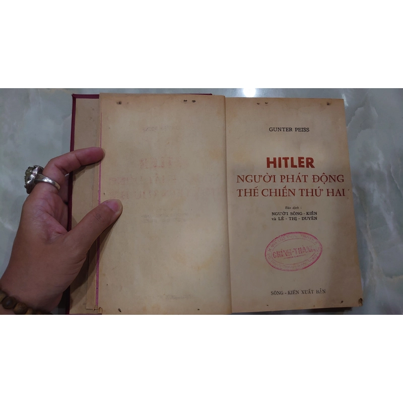 HITLER NGƯỜI PHÁT ĐỘNG THẾ CHIẾN THỨ HAI.
Tác giả: Gunter Peiss 320476