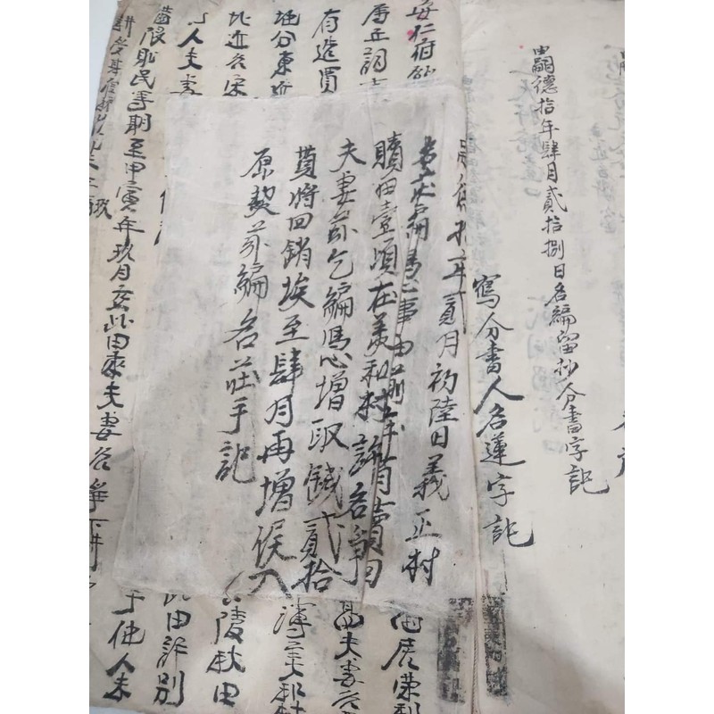 Giấy tờ nhà đất Hán Nôm thời Tự Đức và Thành Thái 72879