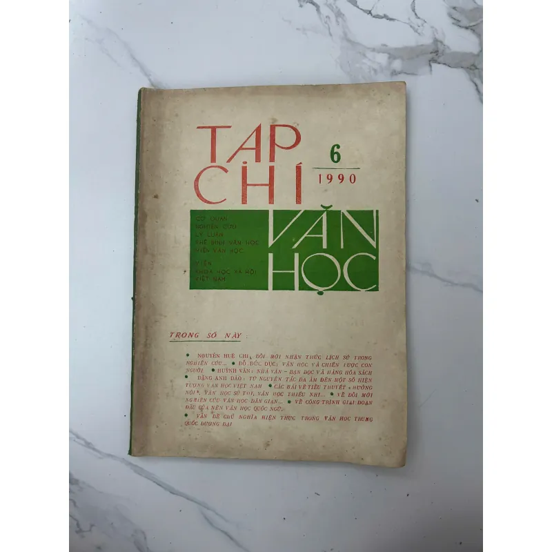 Tạp chí Văn học (Số 6 - 1990) - Viện Văn học 1023371