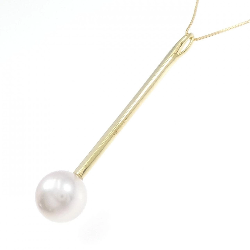 K18YG Ngọc trai Akoya Dây chuyền 9.2mm - Hàng hiệu Chính hãng 856676