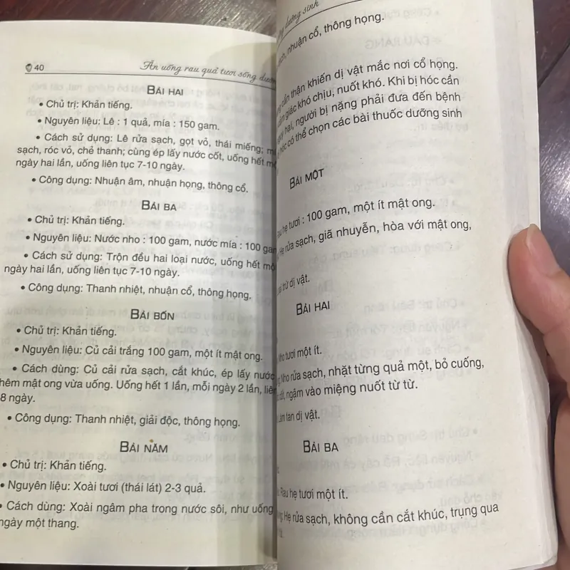 CẨM NANG KHOẺ ĐẸP ĂN UỐNG RAU QUẢ TƯƠI SỐNG DƯỠNG SINH - sức khoẻ dinh dưỡng 1038216