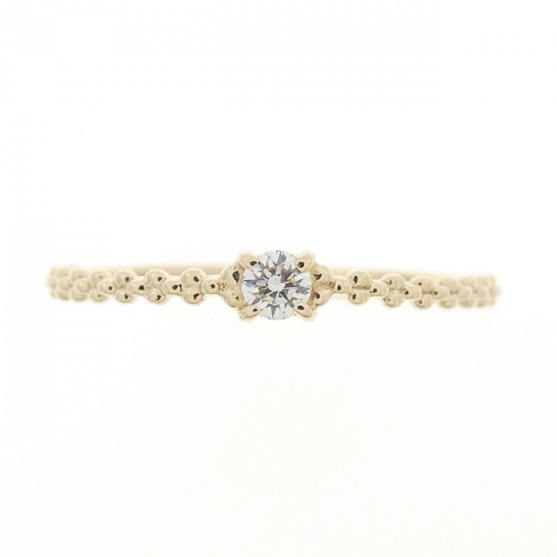 Nhẫn kim cương K10YG 0.05CT 666370
