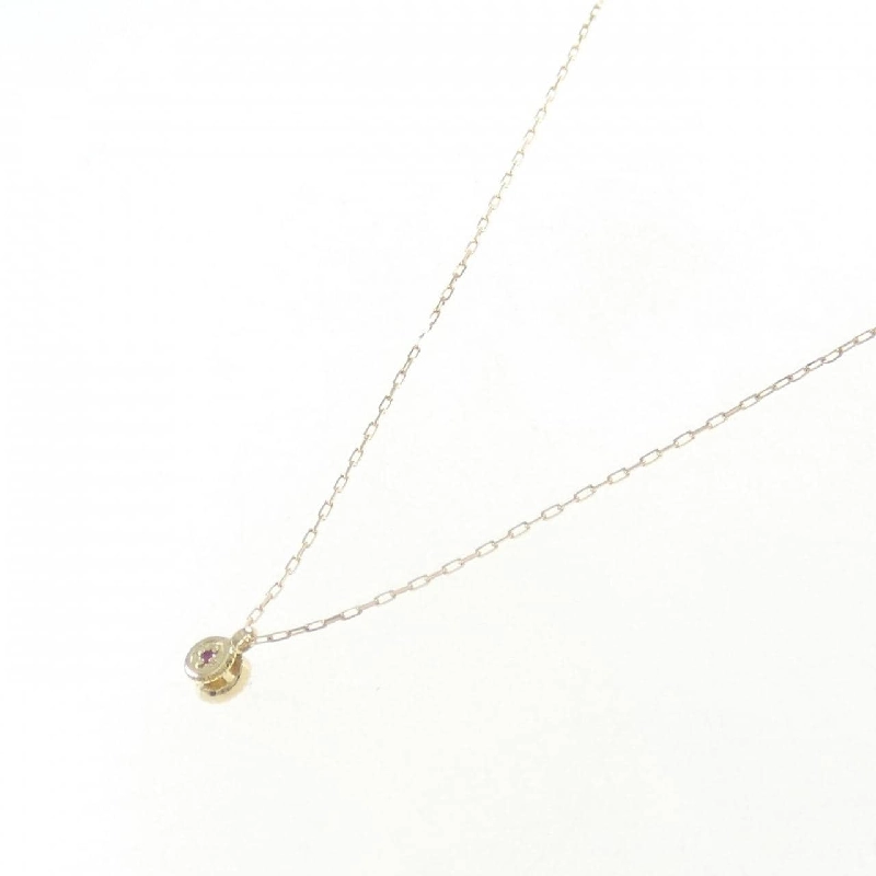 K18YG Dây chuyền Ruby - Hàng hiệu Chính hãng 861857