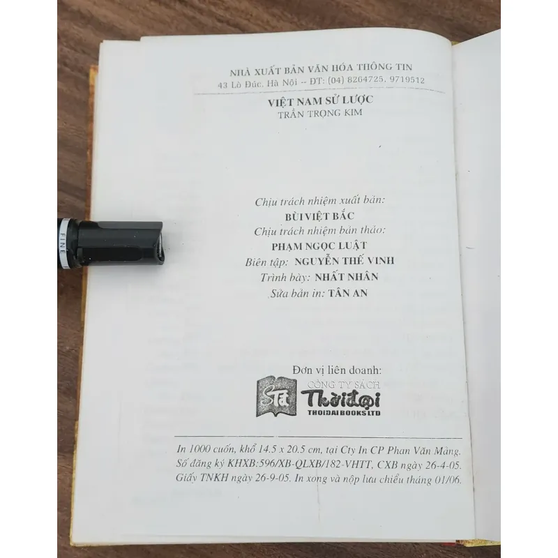 Sách lịch sử của nhà sử học Trần Trọng Kim: VIỆT NAM SỬ LƯỢC (621 trang, bìa cứng) 747975
