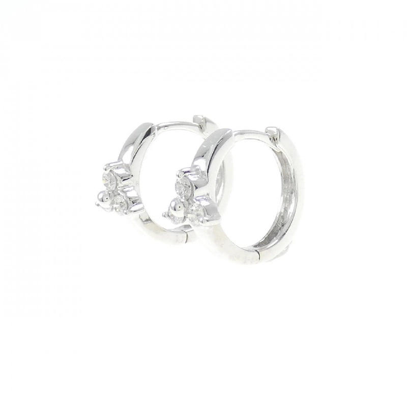 Bông tai kim cương 750WG 0.14CT - Hàng hiệu Authentic 872457