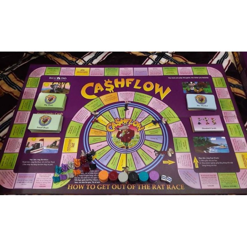 Board game cashflow 101 còn mới 195900